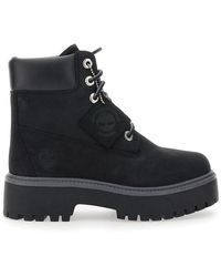 Timberland - Zwarte Stone Streeth Laarzen - Lyst