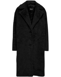 ONLY - Abrigo De Piel Sintética Onlrikke Vida, Mujer, Talla - Lyst