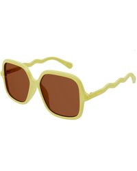 Chloé - Eckige Vintage Acetat-Sonnenbrille - Lyst