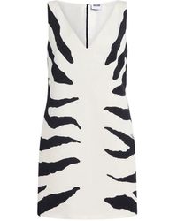 Moschino - Zwaar Katoenen Jurk Met Print - Lyst
