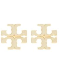 Tory Burch - Kleine Icon Emaille Stecker-Ohrringe - Lyst