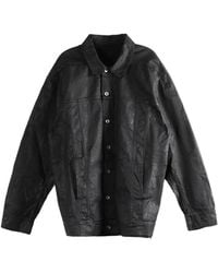 Rick Owens - Jassen ,Zwart ,Katoen Jumbo Worker Jacket - Lyst