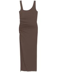 Patrizia Pepe - Sinnliches Braunes Kleid - Lyst