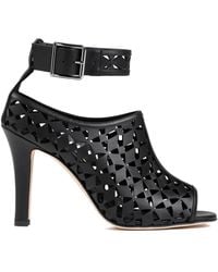 Manolo Blahnik - Elegant 105 Heel Leather Sandals - Lyst