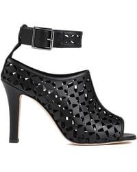 Manolo Blahnik - Elegant 105 Heel Leather Sandals - Lyst