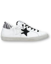 2Star - Niedrige Sneakers in /Zebra/Schwarz - Lyst
