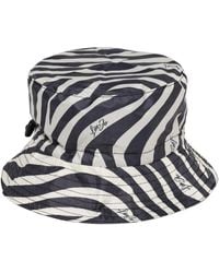 Liu Jo - Elegant Zebra Print Bucket Hat - Lyst