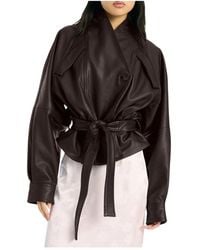 ROTATE BIRGER CHRISTENSEN - Leather Jackets - Lyst