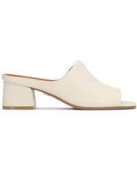 Kazar - Heeled Leather Mules - Lyst