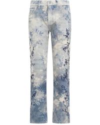 Ralph Lauren - Blaue perle multi straight jeans - Lyst