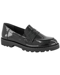 Tamaris - Stilvolle flache loafers in schwarz - Lyst
