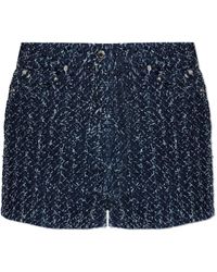 IRO - Korte Broeken ,Blauw ,Katoen Valentin Shorts - Lyst