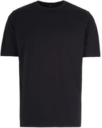 Herno - Tops ,Zwart ,Katoen T-Shirts - Lyst