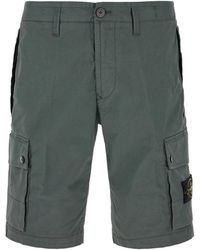 Stone Island - Stylische bermuda shorts für männer - Lyst