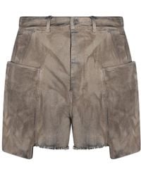 Rick Owens - Denim Shorts - Lyst
