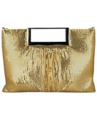 Menbur - Busta Cerimonia Con Manico Rigido E Strass - Lyst