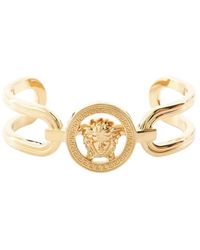 Versace - Accessoires ,Geel ,Gouden Metalen Armband - Lyst
