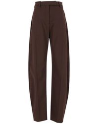 Thelatest - Tapered Trousers - Lyst