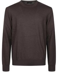 Fay - Trui Met Ronde Hals Van Wol - Lyst