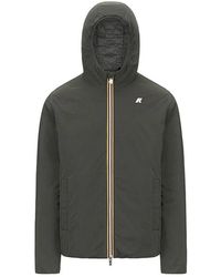K-Way - Fitness ,Groen ,Leer Jack Plain Warm Jacket - Lyst
