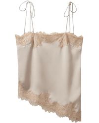 Sofie Schnoor - Tops ,Grijs ,Katoen Juliensw Frill Katoenen Top - Lyst