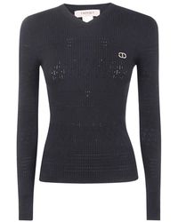 Twinset - Truien & Vesten ,Zwart ,Zwart Sweater Set - Lyst