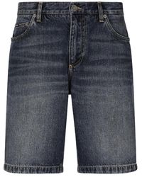 Dolce & Gabbana - Denim Shorts - Lyst