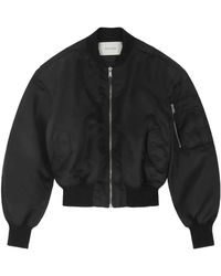 Entire studios - Jassen ,Zwart ,Polyester Broad Bomber Jacket - Lyst