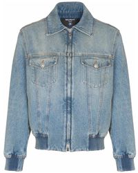 Balmain - Denim Jackets - Lyst