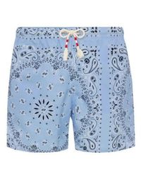 Mc2 Saint Barth - Blaue Seiden & Nylon Meereskleidung - Lyst