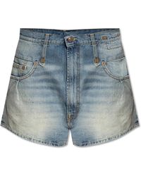 R13 - Denim shorts - Lyst