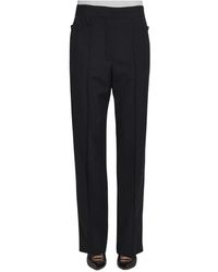 Lemaire - Blaue wollhose mit taschen - Lyst