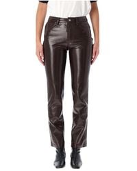Anine Bing - Leather Trousers - Lyst