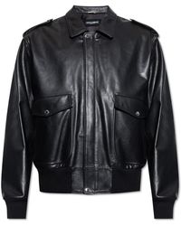 Dolce & Gabbana - Leren Jack - Lyst