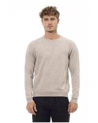 Alpha Studio - R rundhalspullover vielseitiges stilvolles design - Lyst