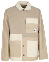 Caterpillar - Canvas Arbeitsjacke Knopfverschluss - Lyst