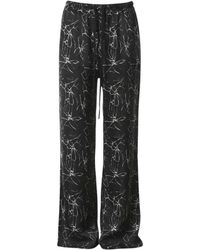 Thom Krom - Broeken ,Zwart ,W St 430 Wide Broeken - Lyst