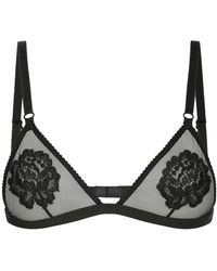 Dolce & Gabbana - Reggiseno Triangolo Soft Cup - Lyst