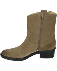 AQA - Schoenen ,Grijs ,Suède A8496 Western Boot - Lyst