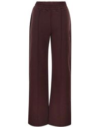 Dondup - Broeken ,Rood ,Katoen Wijde Pijpen Broek - Lyst