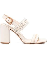 Zimmermann - Schoenen ,Wit ,Leer Alchemy Leren Haksandalen - Lyst
