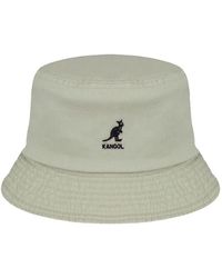 Kangol - Grüner Khaki Baumwoll-Eimerhut - Lyst