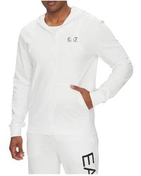 EA7 - Zip-Through Sweatshirt - Lyst