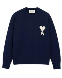 Ami Paris - Round-Neck Knitwear - Lyst