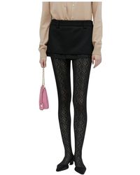 Miu Miu - Velours Minirok - Lyst