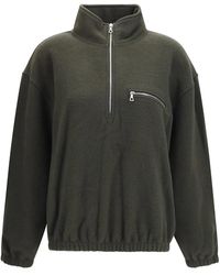 Rier - Hoodies & Sweatvesten ,Grijs ,Wol Polar High-Neck Zip Jacket - Lyst