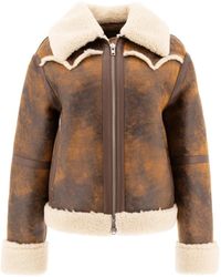 Stand Studio - Bruine Jas Voor Vrouwen - Lyst