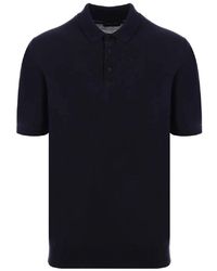 Roberto Collina - Tops ,Zwart ,Katoen Polo Shirt Casual Style - Lyst