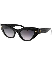 Alexander McQueen - Gafas de sol elegantes am 0407s - Lyst