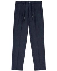 Circolo 1901 - Broeken ,Blauw ,Denim Denim Pantalon - Lyst